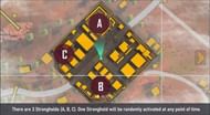 There are 3 strongholds in this new mode (Picture Courtesy: Free Fire)